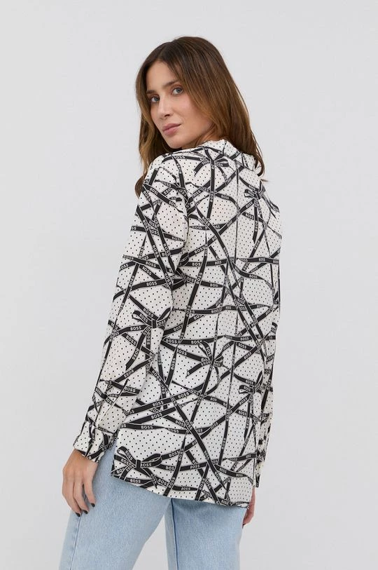 Γυναικεία Πουκάμισα Πουκάμισο Boss χρώμα: κρεμ 6 Γυναικεία Πουκάμισα Πουκάμισο Boss χρώμα: κρεμ - Image 4