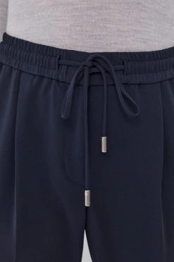 Γυναικεία Υφασμάτινα Παντελόνι Boss χρώμα: ναυτικό μπλε -Boss Κατάστημα πωλήσεων unnamed file 2293