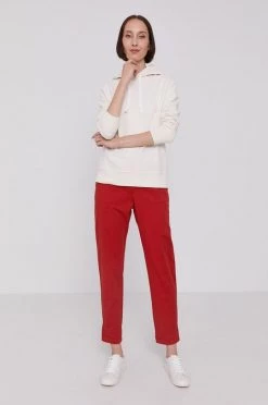 Γυναικεία Χωρίς φερμουάρ Μπλούζα Boss χρώμα: κρεμ -Boss Κατάστημα πωλήσεων unnamed file 2300