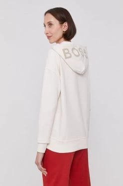 Γυναικεία Χωρίς φερμουάρ Μπλούζα Boss χρώμα: κρεμ -Boss Κατάστημα πωλήσεων unnamed file 2301