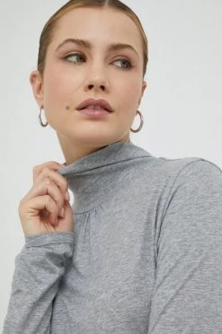 Γυναικεία Μακρυμάνικο Longsleeve BOSS γκρι -Boss Κατάστημα πωλήσεων unnamed file 2307