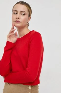 Γυναικεία Χωρίς φερμουάρ Μάλλινο πουλόβερ BOSS χρώμα: κόκκινο, -Boss Κατάστημα πωλήσεων unnamed file 2312