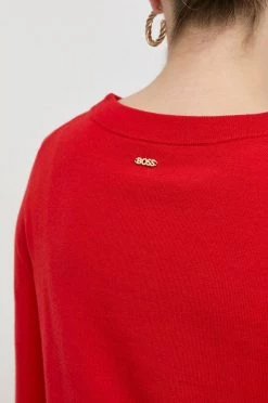 Γυναικεία Χωρίς φερμουάρ Μάλλινο πουλόβερ BOSS χρώμα: κόκκινο, -Boss Κατάστημα πωλήσεων unnamed file 2314