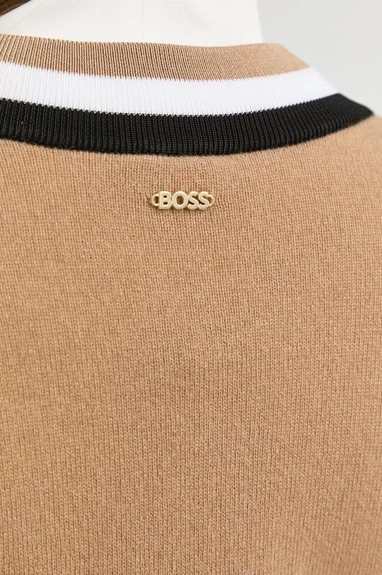 Γυναικεία Χωρίς φερμουάρ Μάλλινο πουλόβερ BOSS χρώμα: μπεζ, 7 Γυναικεία Χωρίς φερμουάρ Μάλλινο πουλόβερ BOSS χρώμα: μπεζ, - Image 5