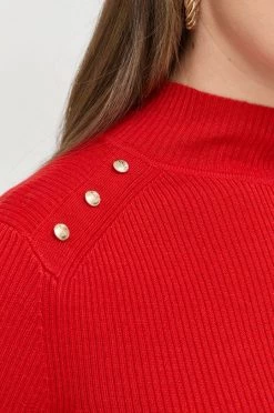 Γυναικεία Χωρίς φερμουάρ Μάλλινο πουλόβερ BOSS χρώμα: κόκκινο, -Boss Κατάστημα πωλήσεων unnamed file 2333