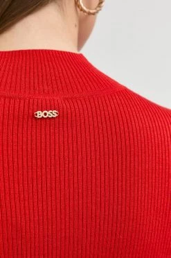 Γυναικεία Χωρίς φερμουάρ Μάλλινο πουλόβερ BOSS χρώμα: κόκκινο, -Boss Κατάστημα πωλήσεων unnamed file 2334