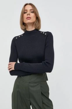 Γυναικεία Χωρίς φερμουάρ Μάλλινο πουλόβερ BOSS χρώμα: ναυτικό μπλε, -Boss Κατάστημα πωλήσεων unnamed file 2341