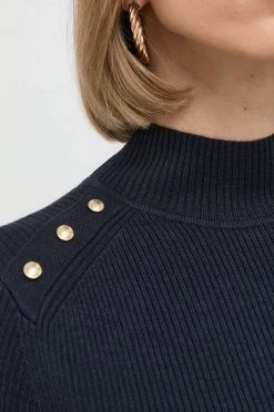 Γυναικεία Χωρίς φερμουάρ Μάλλινο πουλόβερ BOSS χρώμα: ναυτικό μπλε, -Boss Κατάστημα πωλήσεων unnamed file 2343