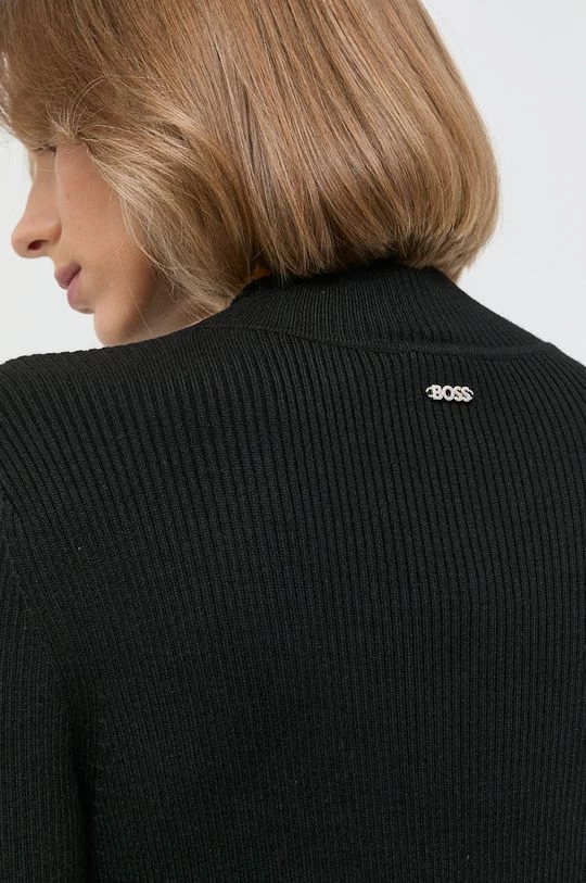 Γυναικεία Χωρίς φερμουάρ Μάλλινο πουλόβερ BOSS χρώμα: μαύρο, 7 Γυναικεία Χωρίς φερμουάρ Μάλλινο πουλόβερ BOSS χρώμα: μαύρο, - Image 5