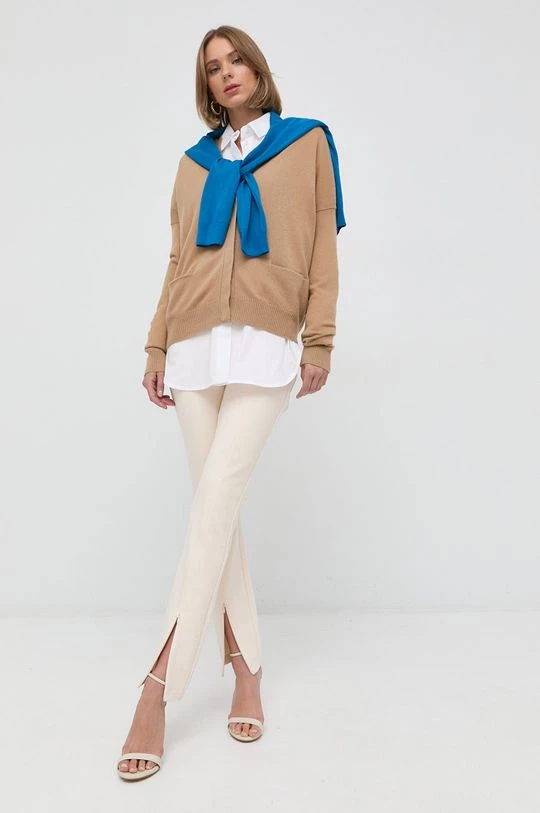 Γυναικεία Με φερμουάρ Μάλλινη ζακέτα BOSS μπεζ 4 Γυναικεία Με φερμουάρ Μάλλινη ζακέτα BOSS μπεζ - Image 2