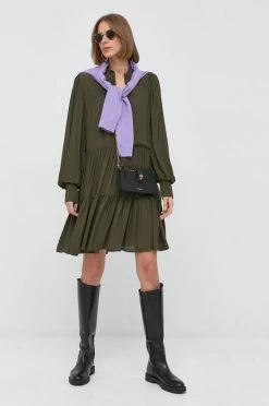 Γυναικεία Χωρίς φερμουάρ Μάλλινο πουλόβερ BOSS χρώμα: μοβ, -Boss Κατάστημα πωλήσεων unnamed file 2355