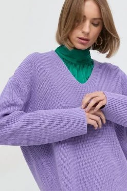 Γυναικεία Χωρίς φερμουάρ Πουλόβερ BOSS μοβ, -Boss Κατάστημα πωλήσεων unnamed file 2362