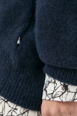 Γυναικεία Χωρίς φερμουάρ Μάλλινο πουλόβερ BOSS χρώμα: ναυτικό μπλε, -Boss Κατάστημα πωλήσεων unnamed file 2367