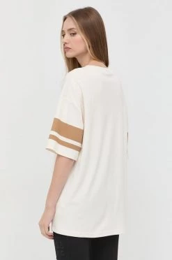 Γυναικεία Κοντομάνικο Βαμβακερό μπλουζάκι BOSS μπεζ -Boss Κατάστημα πωλήσεων unnamed file 2375