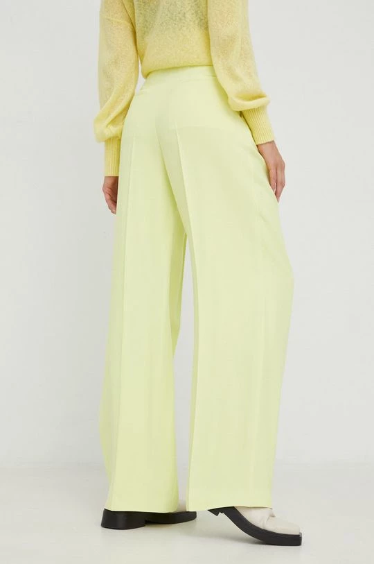 Γυναικεία Υφασμάτινα Παντελόνι BOSS κίτρινο, 5 Γυναικεία Υφασμάτινα Παντελόνι BOSS κίτρινο, - Image 3