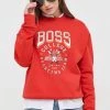 Γυναικεία Χωρίς φερμουάρ Μπλούζα BOSS κόκκινο, -Boss Κατάστημα πωλήσεων unnamed file 241