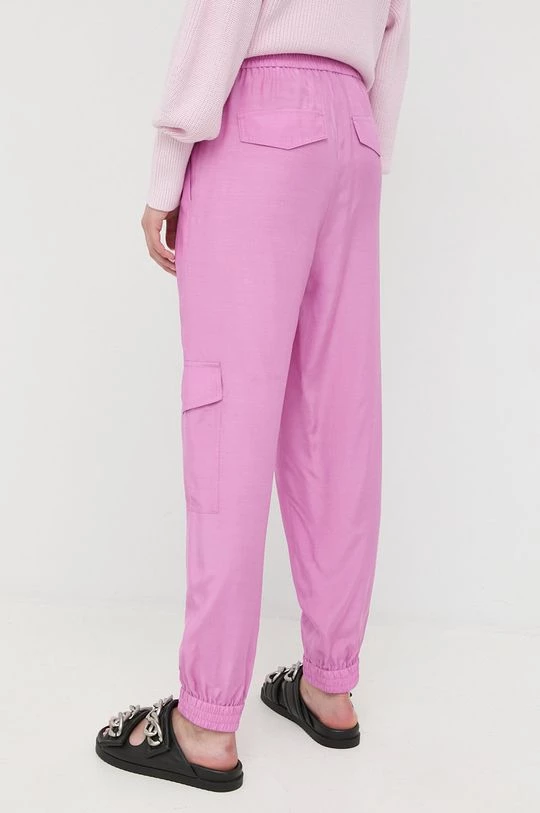 Γυναικεία Υφασμάτινα Παντελόνι BOSS μοβ, 5 Γυναικεία Υφασμάτινα Παντελόνι BOSS μοβ, - Image 3