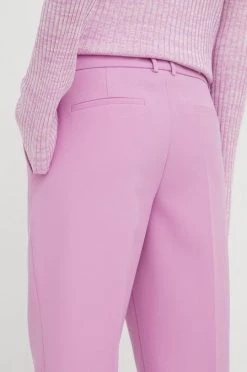 Γυναικεία Υφασμάτινα Παντελόνι BOSS μοβ, -Boss Κατάστημα πωλήσεων unnamed file 2453