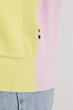 Γυναικεία Με φερμουάρ Ζακέτα με μείγμα μετάξι BOSS κίτρινο -Boss Κατάστημα πωλήσεων unnamed file 2469