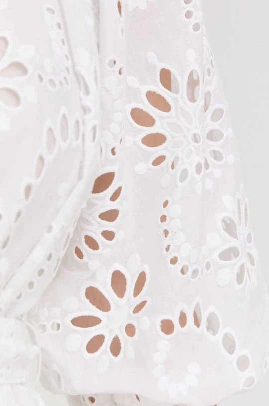 Γυναικεία Φορέματα Βαμβακερό φόρεμα BOSS άσπρο, 7 Γυναικεία Φορέματα Βαμβακερό φόρεμα BOSS άσπρο, - Image 5