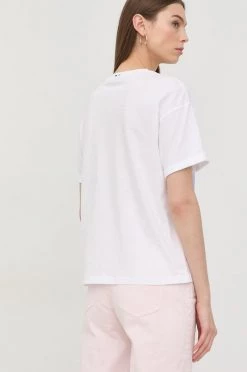 Γυναικεία Κοντομάνικο Βαμβακερό μπλουζάκι BOSS άσπρο -Boss Κατάστημα πωλήσεων unnamed file 2476