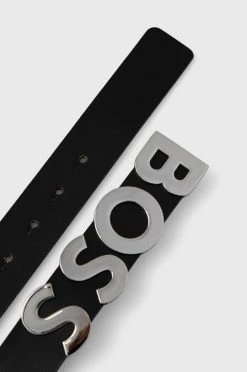 Γυναικεία Ζώνες Δερμάτινη ζώνη BOSS χρώμα: μαύρο -Boss Κατάστημα πωλήσεων unnamed file 2485