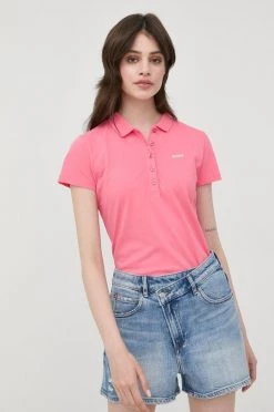 Γυναικεία Κοντομάνικο Βαμβακερό μπλουζάκι BOSS ροζ -Boss Κατάστημα πωλήσεων unnamed file 2497