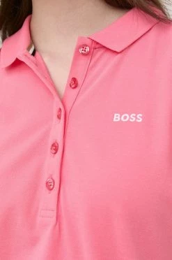 Γυναικεία Κοντομάνικο Βαμβακερό μπλουζάκι BOSS ροζ -Boss Κατάστημα πωλήσεων unnamed file 2498