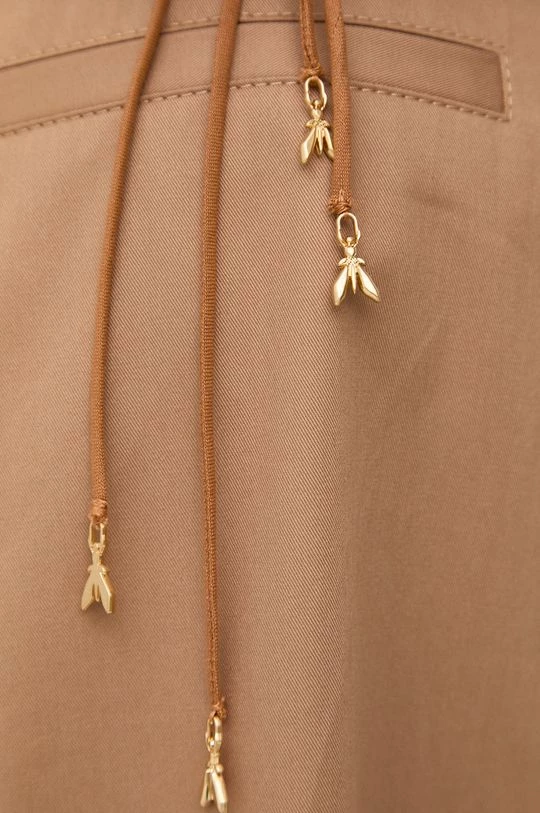 Γυναικεία Υφασμάτινα Παντελόνι BOSS χρώμα: μπεζ, 7 Γυναικεία Υφασμάτινα Παντελόνι BOSS χρώμα: μπεζ, - Image 5