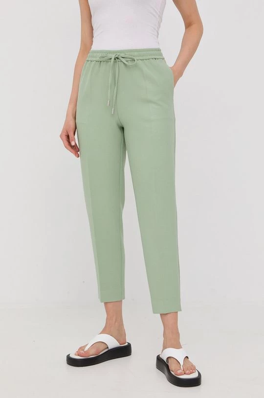 Γυναικεία Υφασμάτινα Παντελόνι BOSS χρώμα: πράσινο, 3 Γυναικεία Υφασμάτινα Παντελόνι BOSS χρώμα: πράσινο,