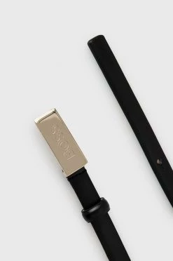 Γυναικεία Ζώνες Δερμάτινη ζώνη BOSS χρώμα: μαύρο -Boss Κατάστημα πωλήσεων unnamed file 2565