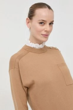 Γυναικεία Χωρίς φερμουάρ Βαμβακερό πουλόβερ BOSS χρώμα: μπεζ, 11 Γυναικεία Χωρίς φερμουάρ Βαμβακερό πουλόβερ BOSS χρώμα: μπεζ, -Boss Κατάστημα πωλήσεων unnamed file 257