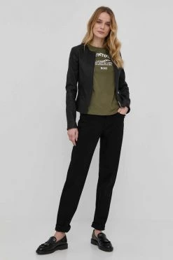 Γυναικεία Κοντομάνικο Βαμβακερό μπλουζάκι Boss πράσινο 8 Γυναικεία Κοντομάνικο Βαμβακερό μπλουζάκι Boss πράσινο -Boss Κατάστημα πωλήσεων unnamed file 2598