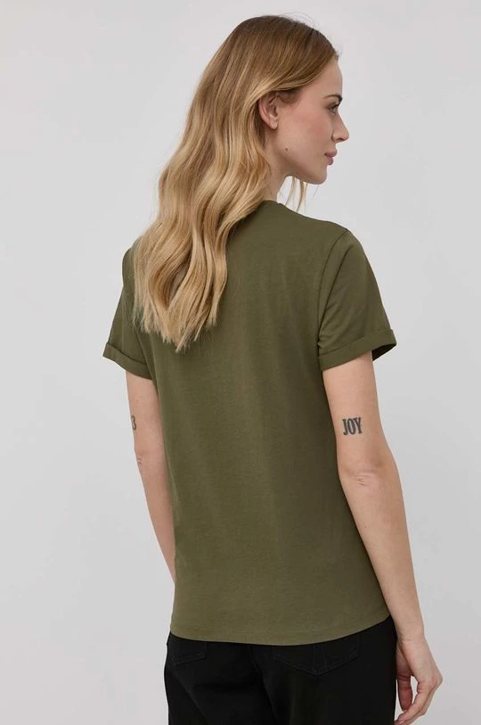 Γυναικεία Κοντομάνικο Βαμβακερό μπλουζάκι Boss πράσινο 5 Γυναικεία Κοντομάνικο Βαμβακερό μπλουζάκι Boss πράσινο - Image 3