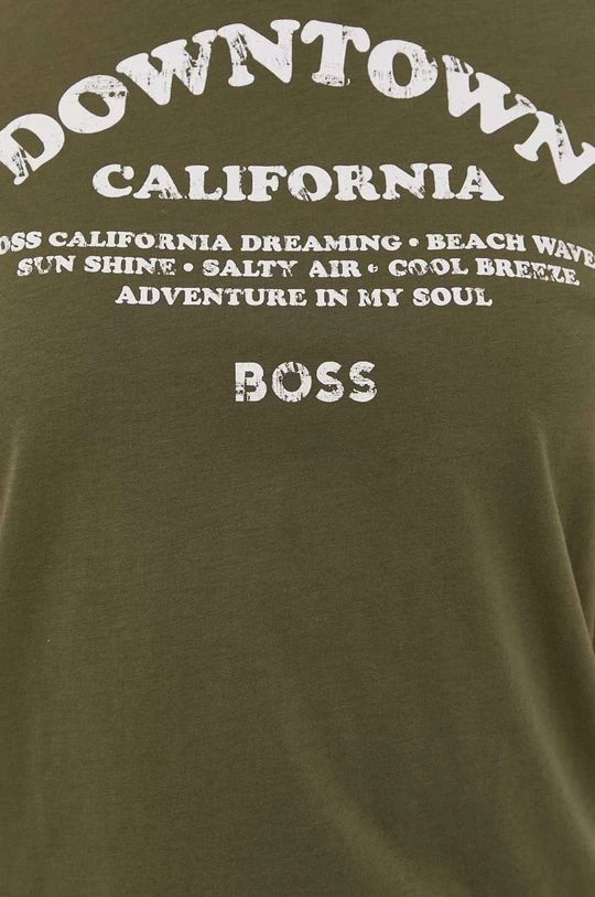 Γυναικεία Κοντομάνικο Βαμβακερό μπλουζάκι Boss πράσινο 7 Γυναικεία Κοντομάνικο Βαμβακερό μπλουζάκι Boss πράσινο - Image 5