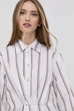 Γυναικεία Μπλούζες Βαμβακερή μπλούζα Boss χρώμα: άσπρο -Boss Κατάστημα πωλήσεων unnamed file 2611