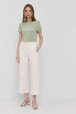 Γυναικεία Κοντομάνικο Βαμβακερό μπλουζάκι Boss πράσινο -Boss Κατάστημα πωλήσεων unnamed file 2614