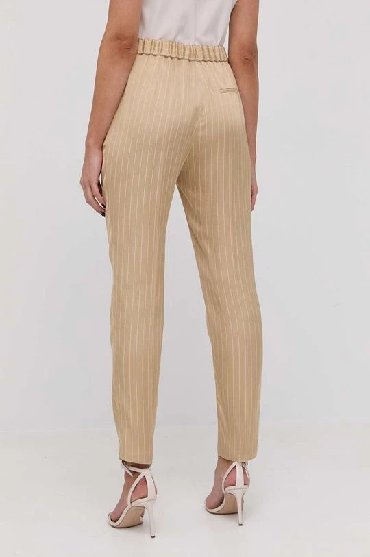 Γυναικεία Υφασμάτινα Παντελόνι Boss χρώμα: μπεζ, 5 Γυναικεία Υφασμάτινα Παντελόνι Boss χρώμα: μπεζ, - Image 3