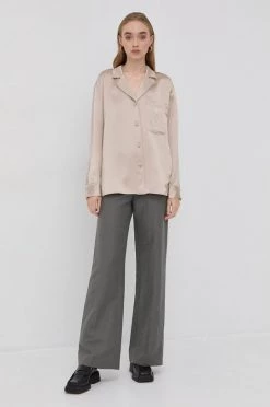 Γυναικεία Πουκάμισα Πουκάμισο Boss χρώμα: μπεζ -Boss Κατάστημα πωλήσεων unnamed file 2640