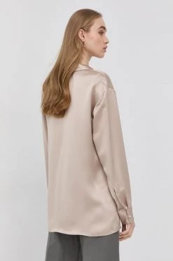 Γυναικεία Πουκάμισα Πουκάμισο Boss χρώμα: μπεζ -Boss Κατάστημα πωλήσεων unnamed file 2641