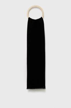 Γυναικεία Κασκόλ Μάλλινο κασκόλ Boss μαύρο