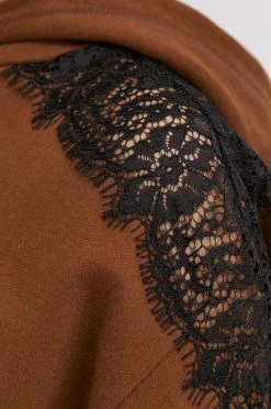 Γυναικεία Χωρίς φερμουάρ Μπλούζα Boss χρώμα: καφέ -Boss Κατάστημα πωλήσεων unnamed file 2654