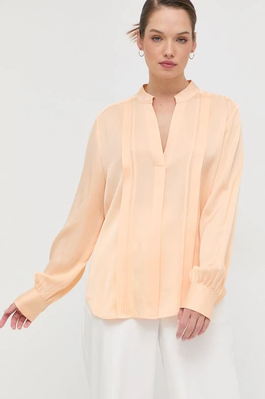 Γυναικεία Μπλούζες Μεταξωτό πουκάμισο BOSS πορτοκαλί, 3 Γυναικεία Μπλούζες Μεταξωτό πουκάμισο BOSS πορτοκαλί,