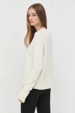 Γυναικεία Χωρίς φερμουάρ Πουλόβερ με προσθήκη μαλλιού BOSS χρώμα: μπεζ, -Boss Κατάστημα πωλήσεων unnamed file 2710