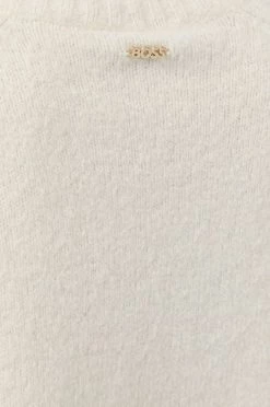 Γυναικεία Χωρίς φερμουάρ Πουλόβερ με προσθήκη μαλλιού BOSS χρώμα: μπεζ, -Boss Κατάστημα πωλήσεων unnamed file 2712