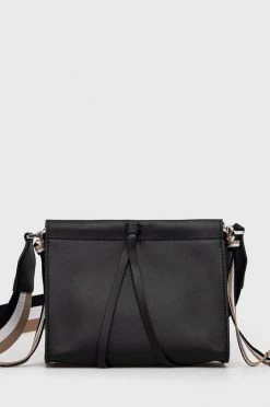 Γυναικεία Τσάντες χιαστί Δερμάτινη τσάντα BOSS μαύρο