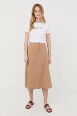 Γυναικεία Φούστες Φούστα BOSS μπεζ, -Boss Κατάστημα πωλήσεων unnamed file 2771