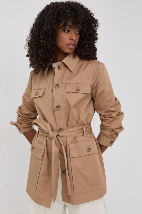 Γυναικεία Κοντά μπουφάν Μπουφάν BOSS χρώμα: μπεζ, 3 Γυναικεία Κοντά μπουφάν Μπουφάν BOSS χρώμα: μπεζ,