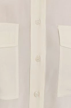 Γυναικεία Πουκάμισα Μεταξωτό πουκάμισο BOSS χρώμα: μπεζ, -Boss Κατάστημα πωλήσεων unnamed file 2816