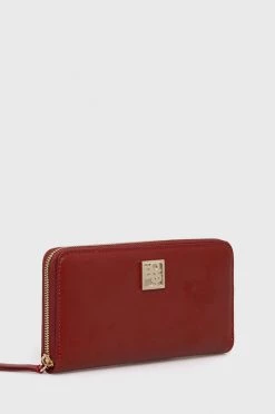 Γυναικεία Πορτοφόλια Δερμάτινο πορτοφόλι BOSS χρώμα: κόκκινο -Boss Κατάστημα πωλήσεων unnamed file 283